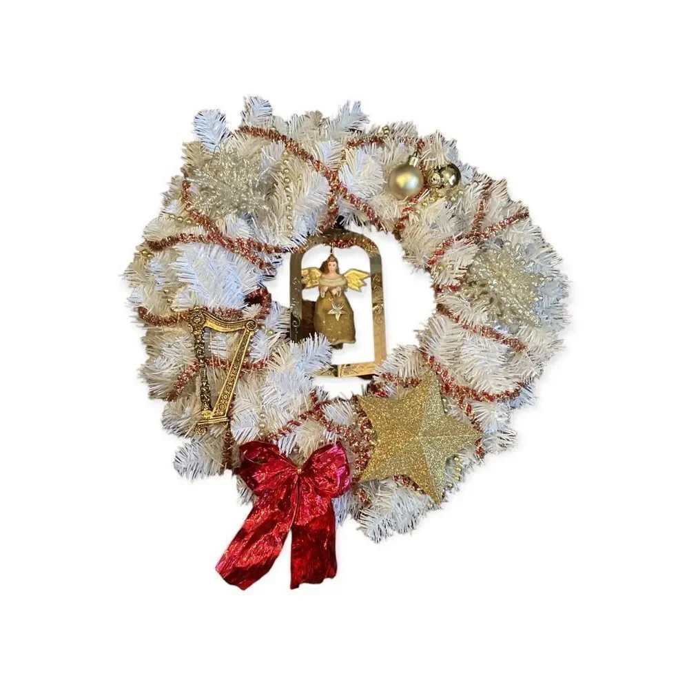 Vintage Ornaments Hope Angel Wreath